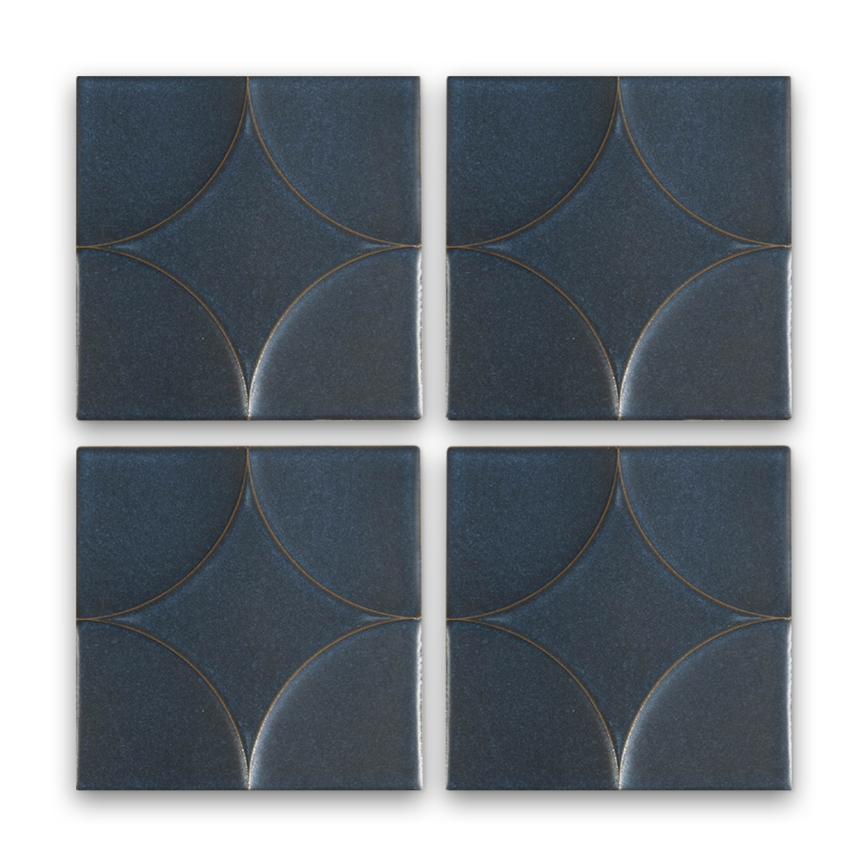 Akuza 6x6 Storm Matte - Relief Square Tile - Sample
