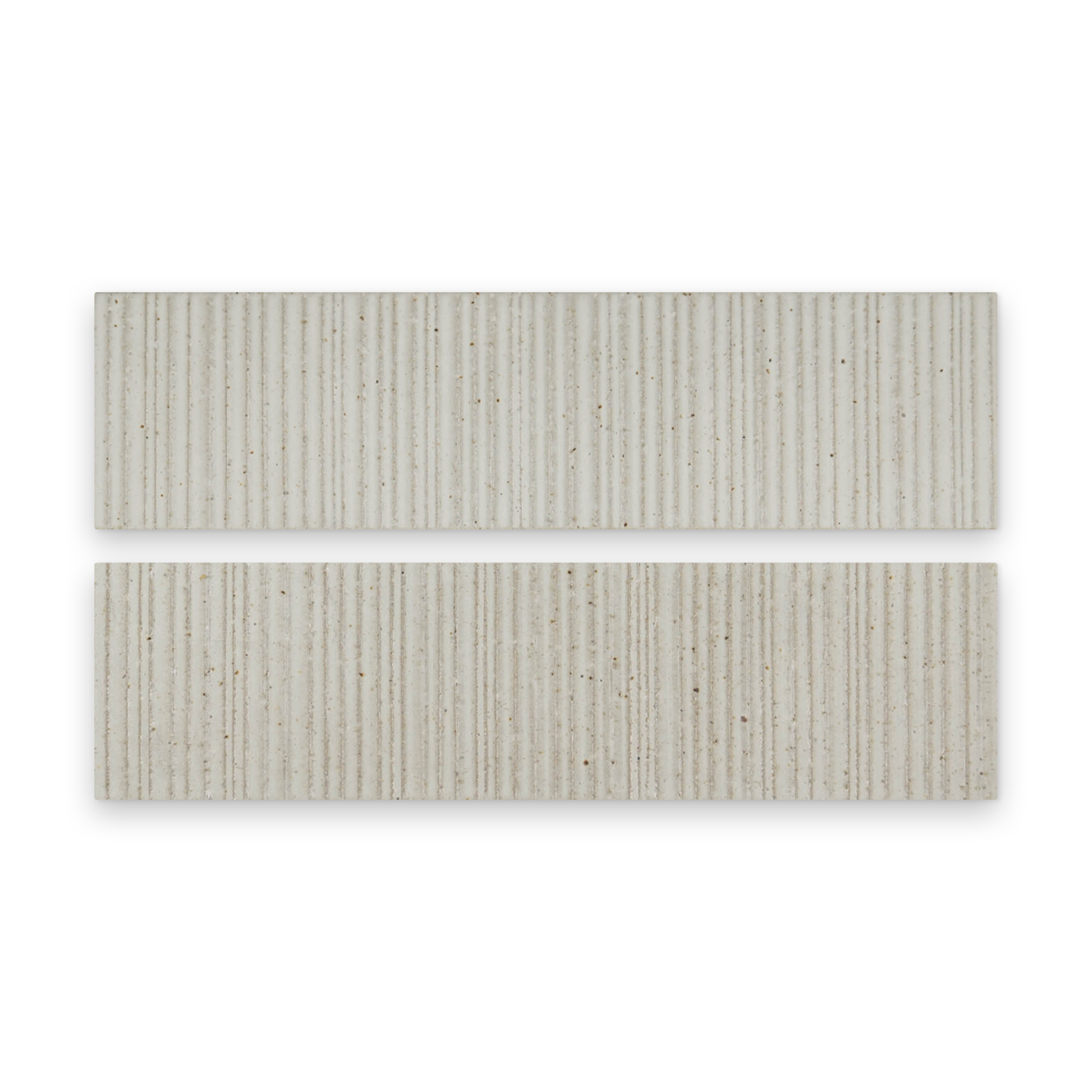 Mugi 2.5x9 Shiro Ribbed Rectangle Tile