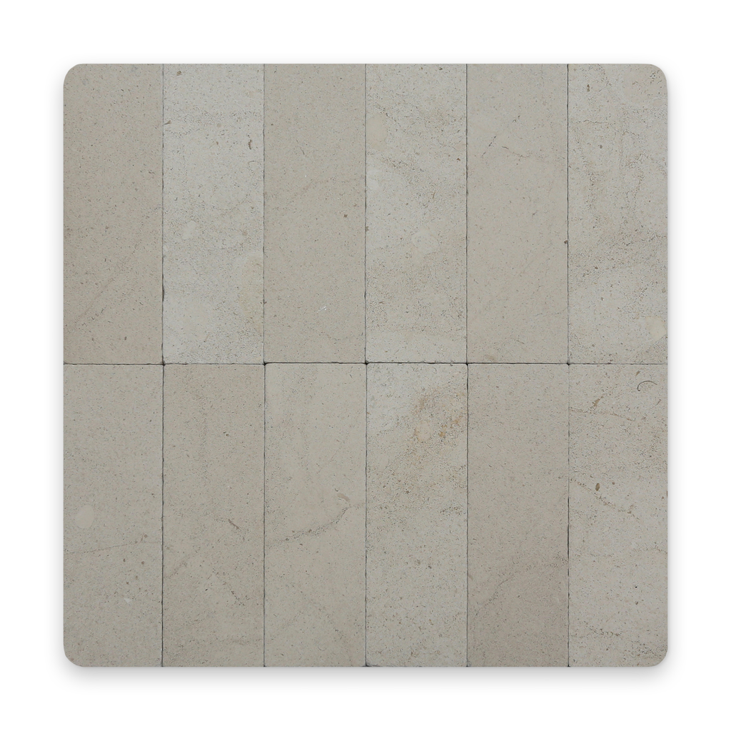 Avant Garde 4x12 Porto Beige Modern Tumbled Rectangle Tile