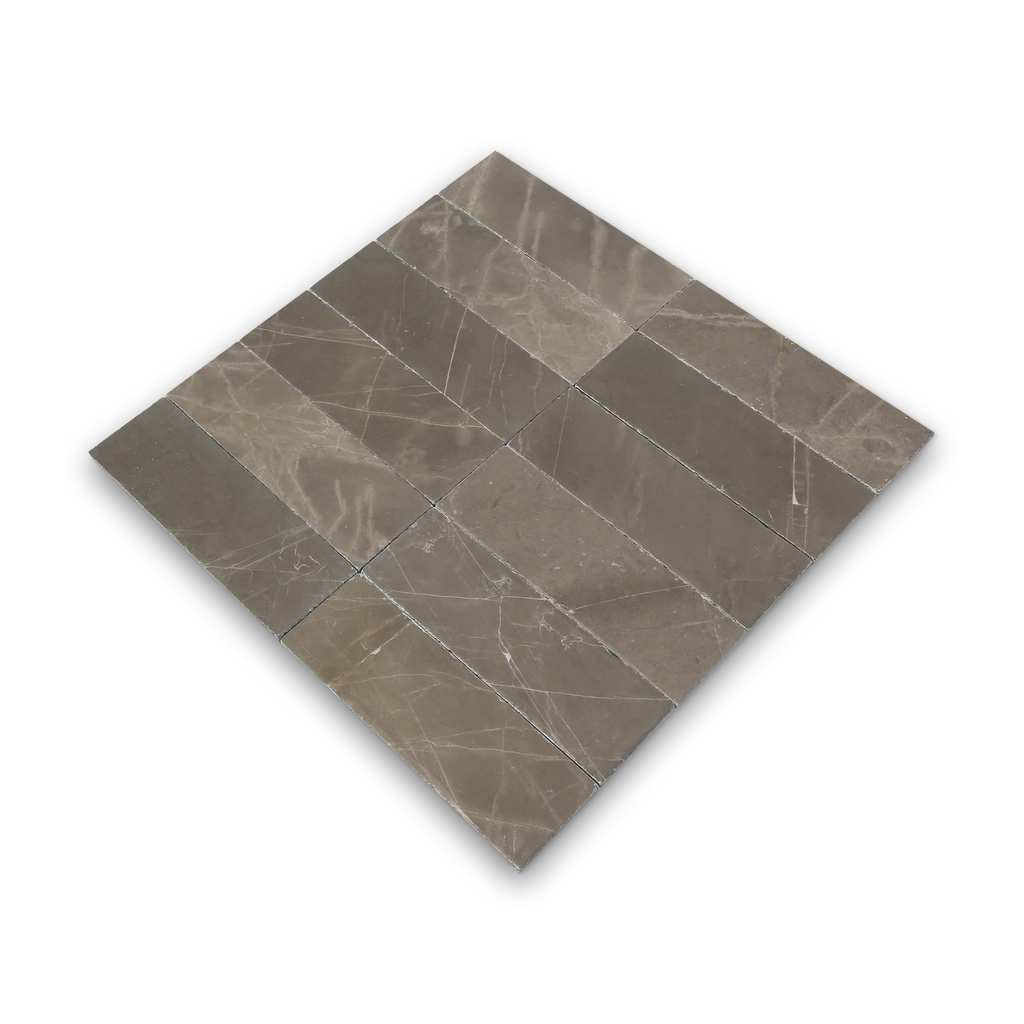 Avant Garde 4x12 Espresso Modern Tumbled Rectangle Tile