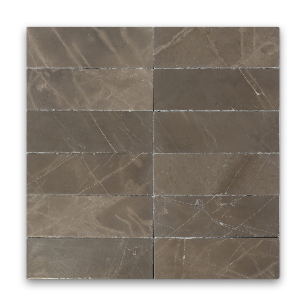Avant Garde 4x12 Espresso Modern Tumbled Rectangle Tile
