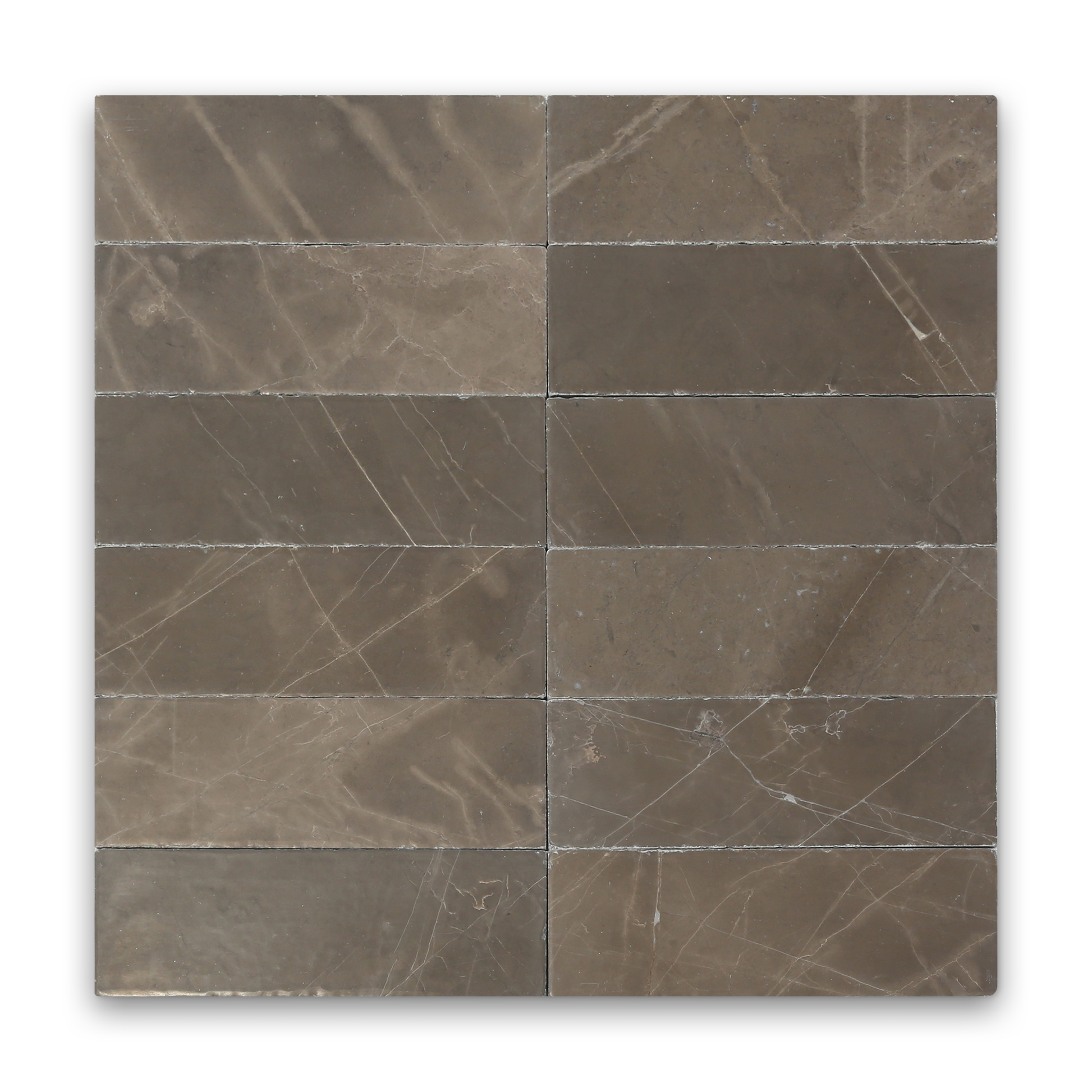 Avant Garde 4x12 Espresso Modern Tumbled Rectangle Tile