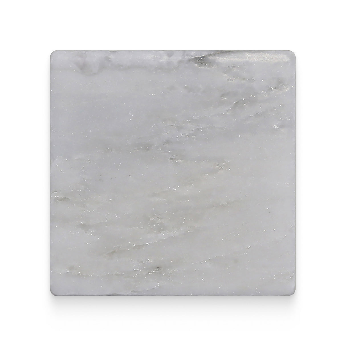 Avant Garde 4x4 Bianco Bello Modern Tumbled Square Tile - Sample