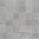 Avant Garde 4x4 Bianco Bello Modern Tumbled Square Tile - Sample