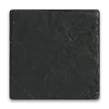 Avant Garde 4x4 Nero Marquina Modern Tumbled Square Tile - Sample