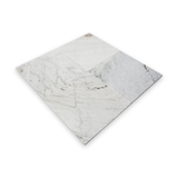 Avant Garde 12x12 Daphne White Modern Tumbled Square Tile