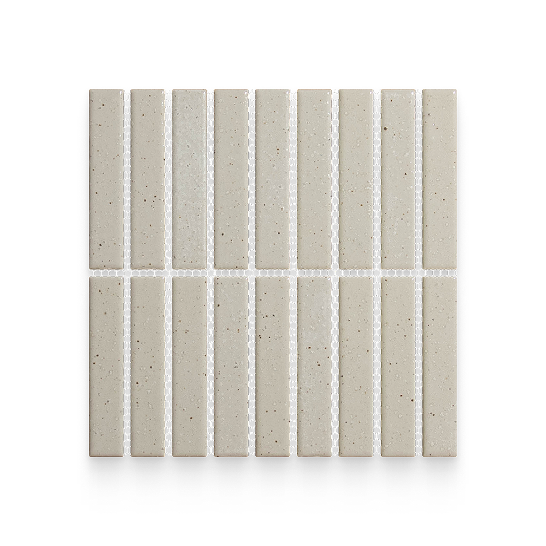 Suna 1.1x5.71 Olympus White Matte Stacked Mosaic