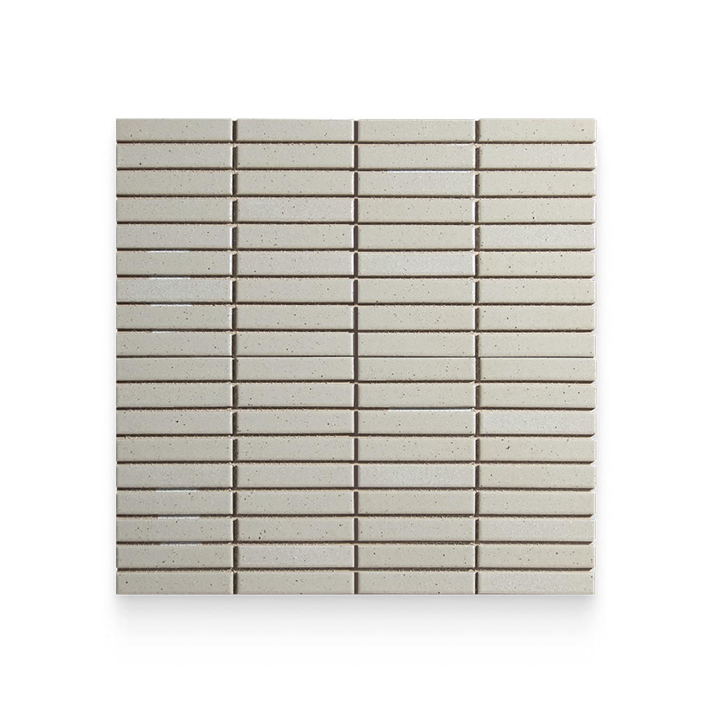 Suna 1.1x5.71 Olympus White Matte Stacked Mosaic