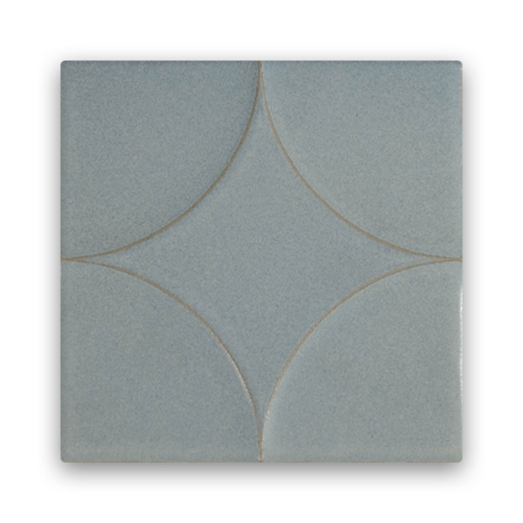 Akuza 6x6 Sky Matte - Relief Square Tile