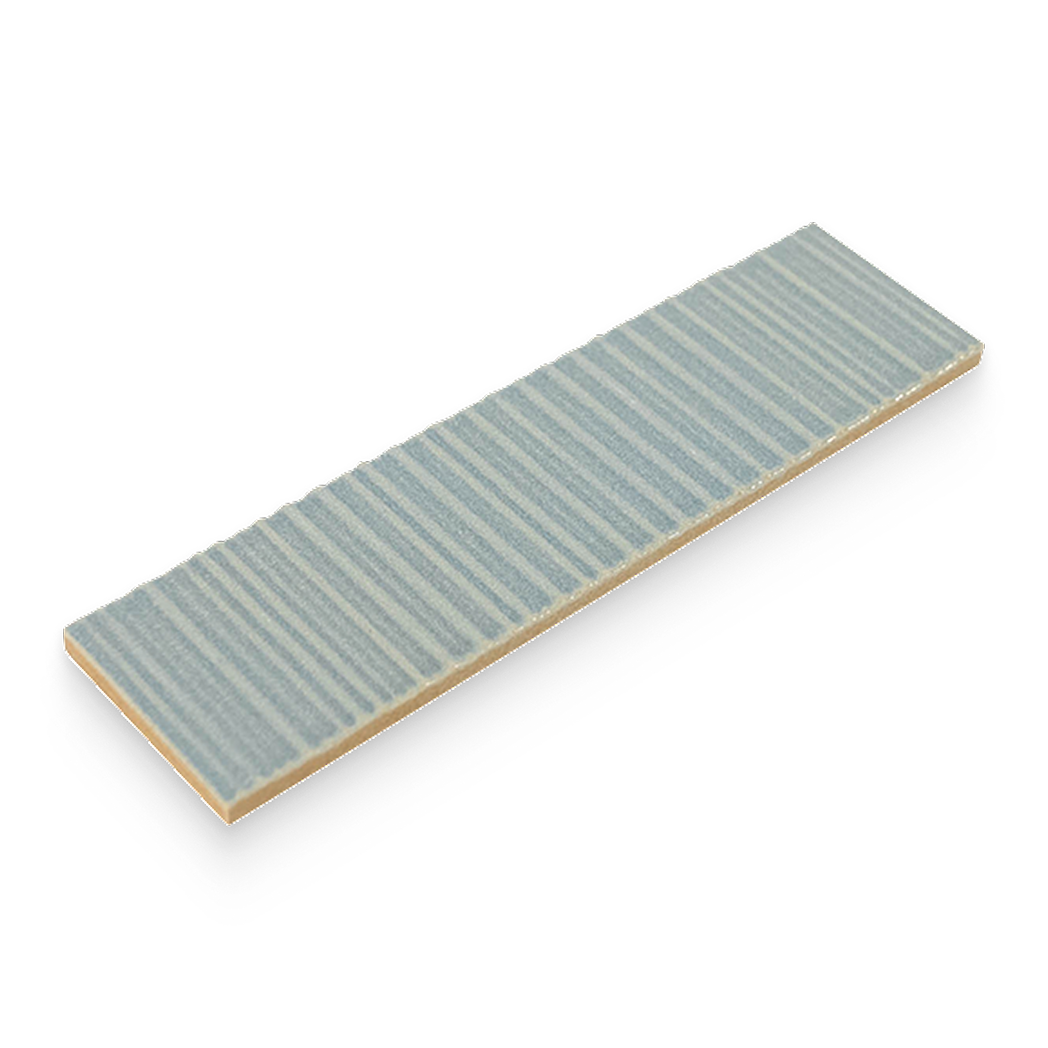2.5x9 Sky Ribbed Rectangle Tile
