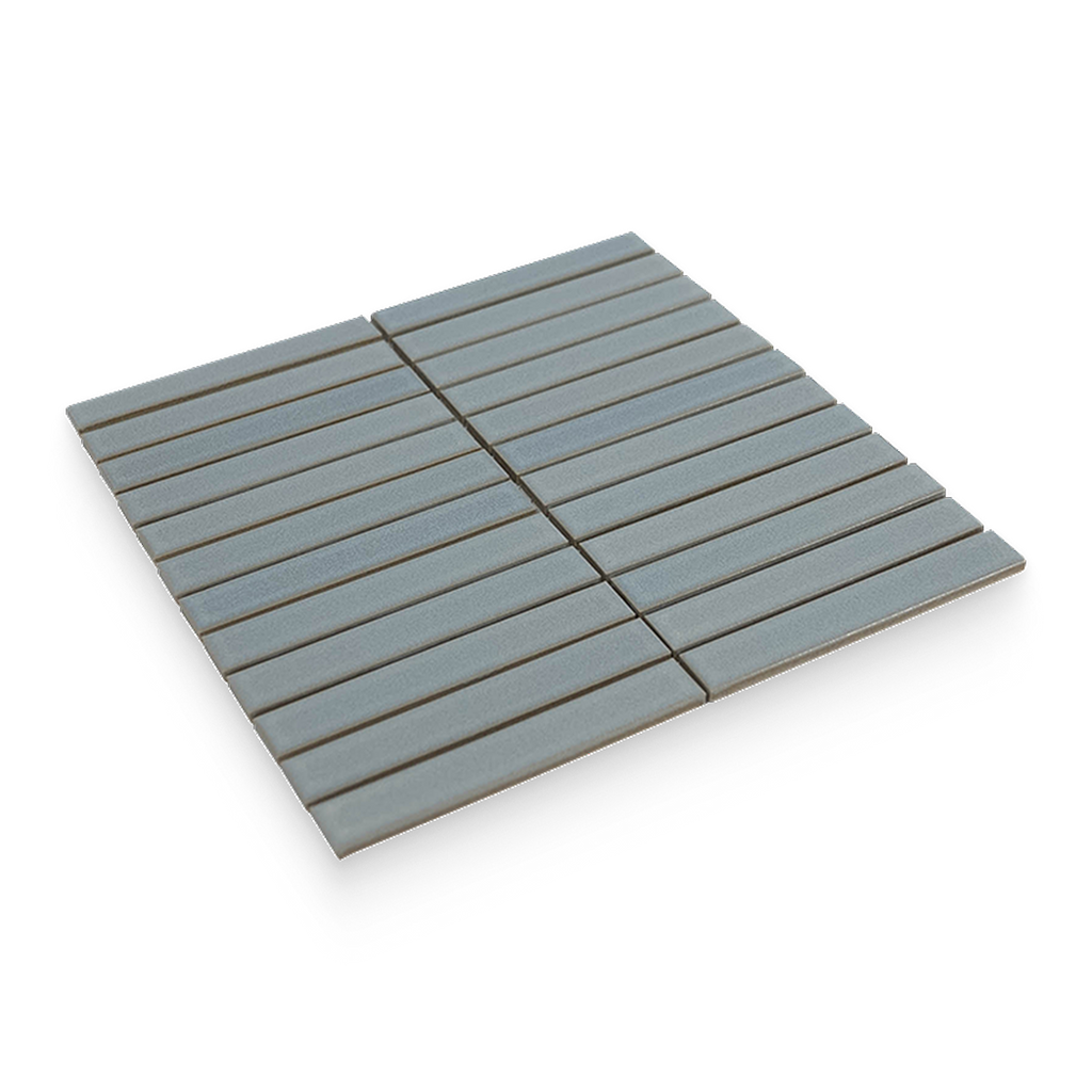 1x6 Sky Matte Stacked Mosaic – Stone Products Unlimited