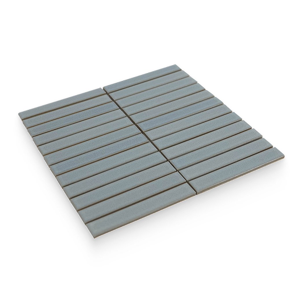 1x6 Sky Matte Stacked Mosaic – Stone Products Unlimited