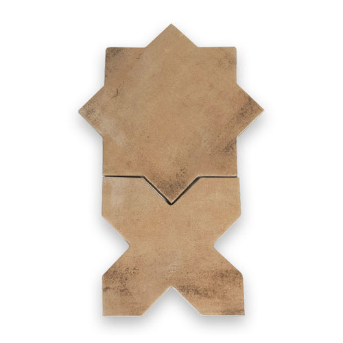 Star and Cross 6x6 Cotto Matte Cross Tile