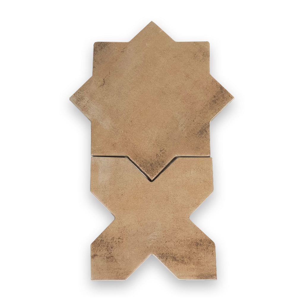 Star and Cross 6x6 Cotto Matte Star Tile