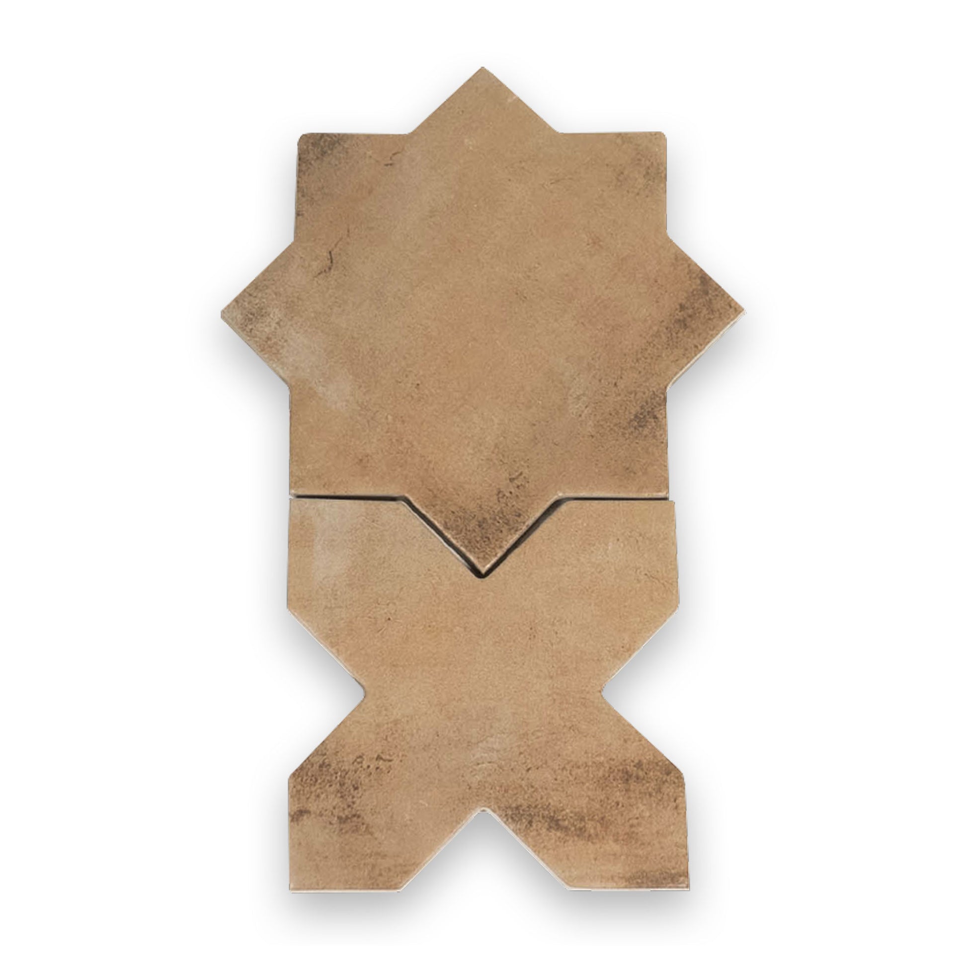 Star and Cross 6x6 Cotto Matte Star Tile