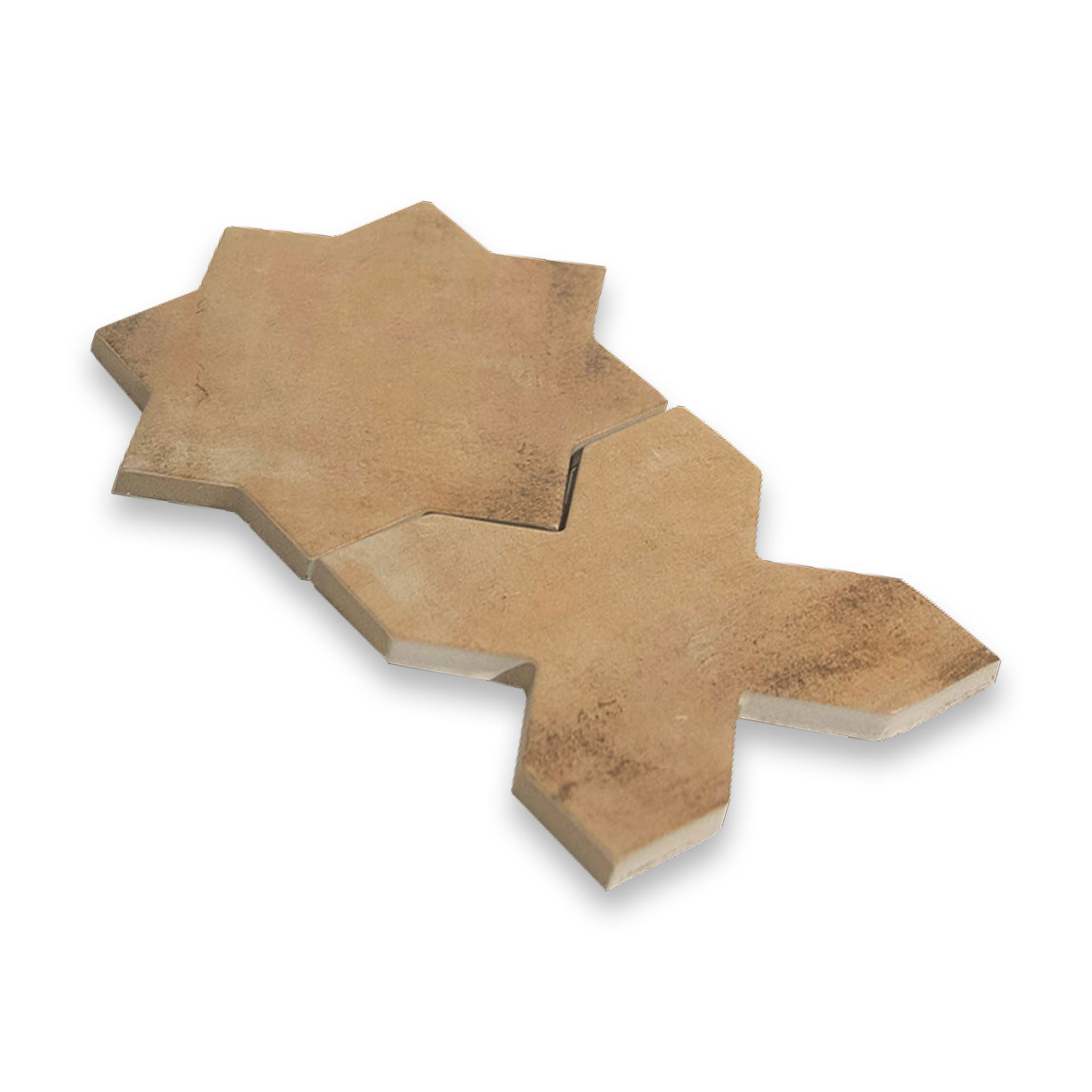 Star and Cross 6x6 Cotto Matte Star Tile – Stone Products Unlimited