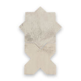Star and Cross 6x6 Dove Matte Cross Tile