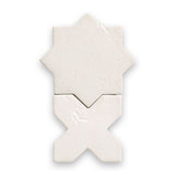 Star and Cross 6x6 Glacier Matte Cross Tile