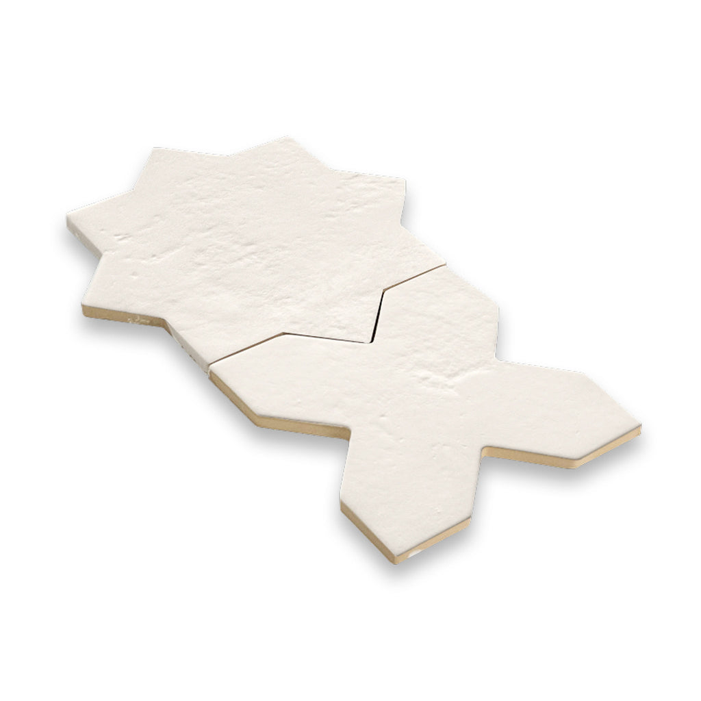 Star and Cross 6x6 Glacier Matte Star Tile