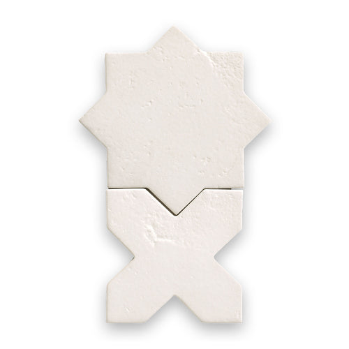 Star and Cross 6x6 Glacier Matte Star Tile