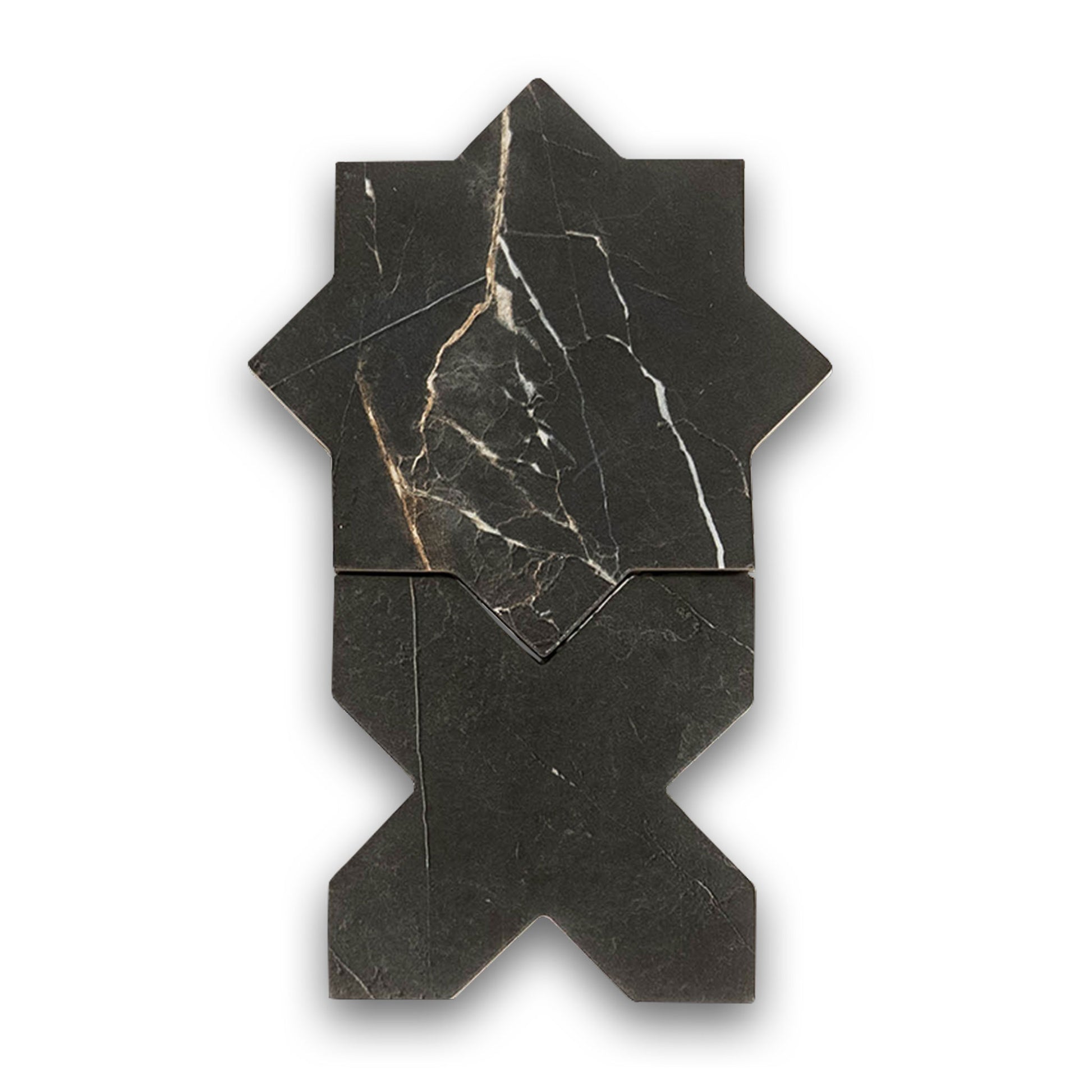 Star and Cross 6x6 Night Matte Cross Tile