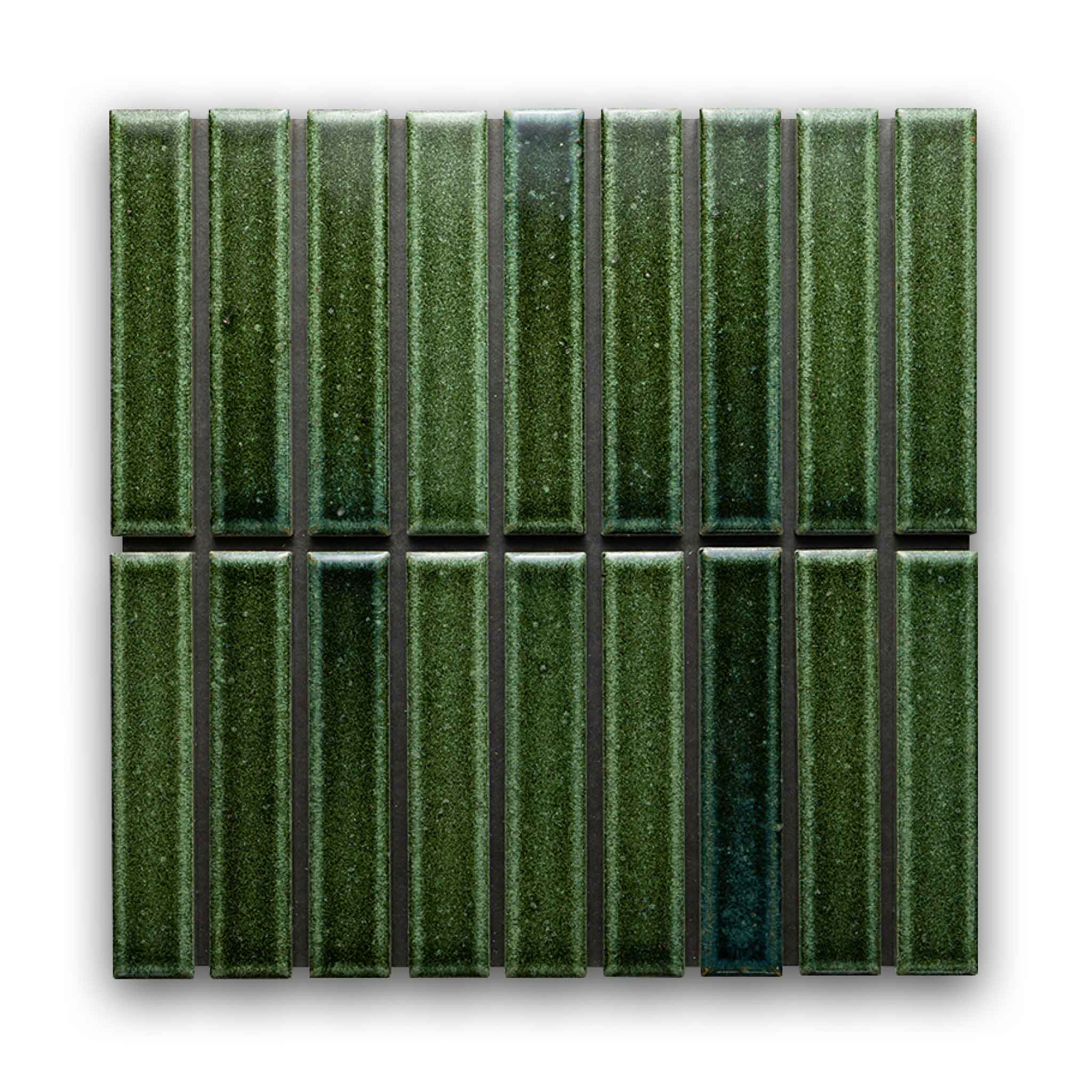 Suna 1.1x5.71 Garden Green Glossy Stacked Mosaic – Stone Products