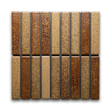 Suna 1.1x5.71 Mud Glossy Stacked Mosaic
