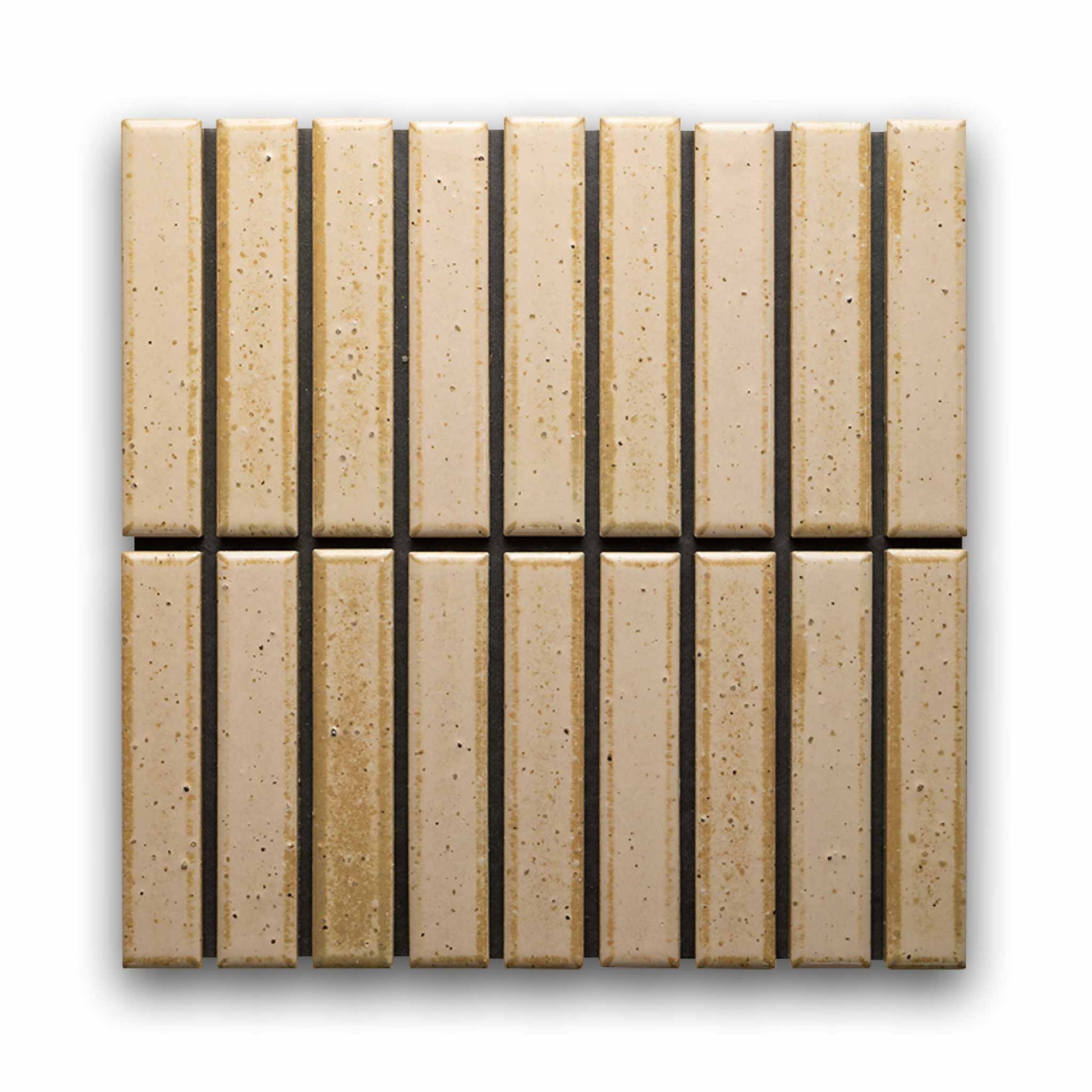 Suna 1.1x5.71 Sand Glossy Stacked Mosaic