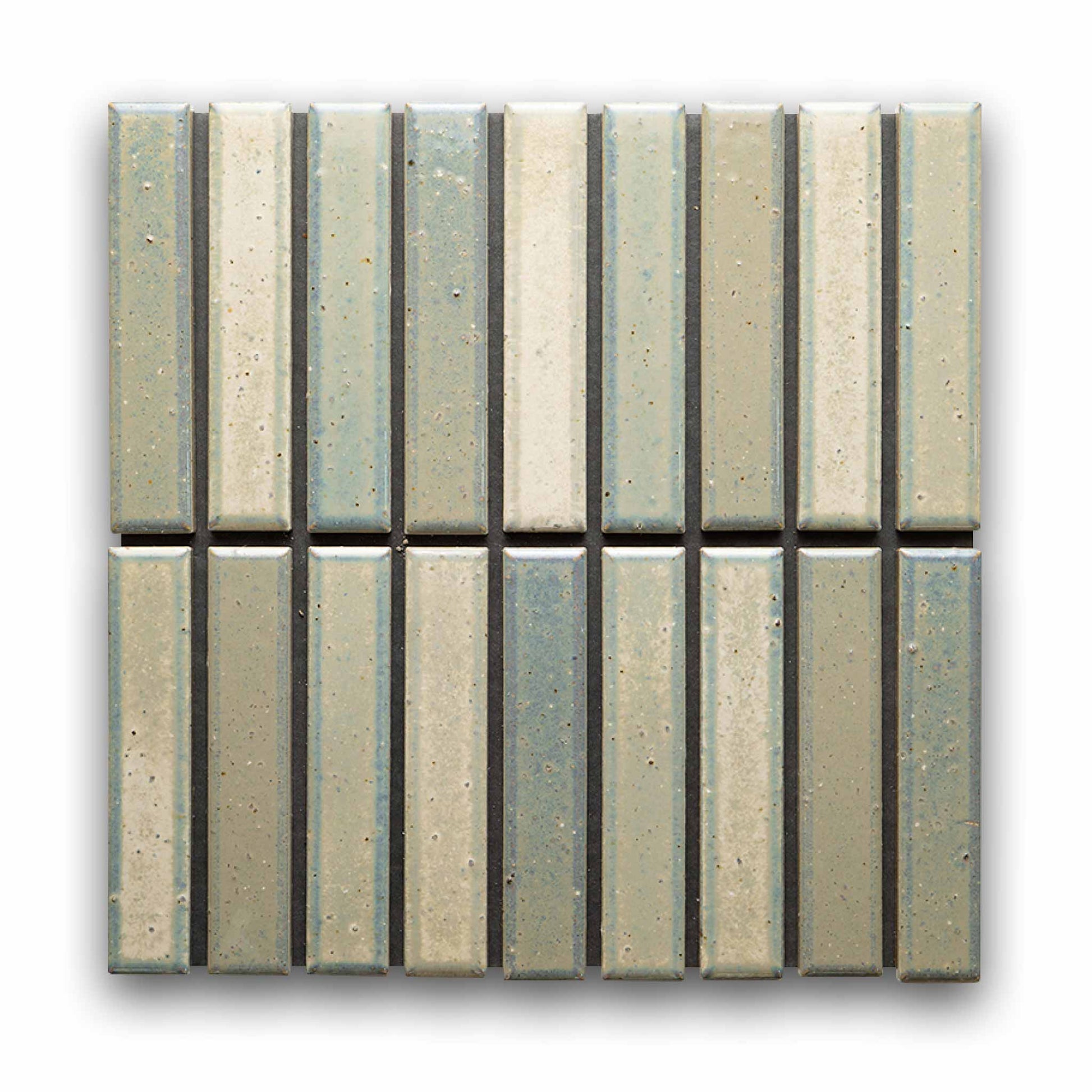 Suna 1.1x5.71 Seafoam Glossy Stacked Mosaic
