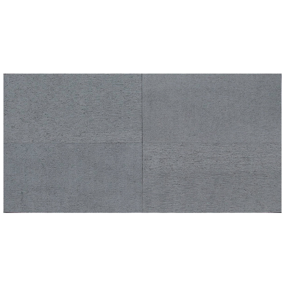 12x24 Basalt Grey Combed Rectangle Tile
