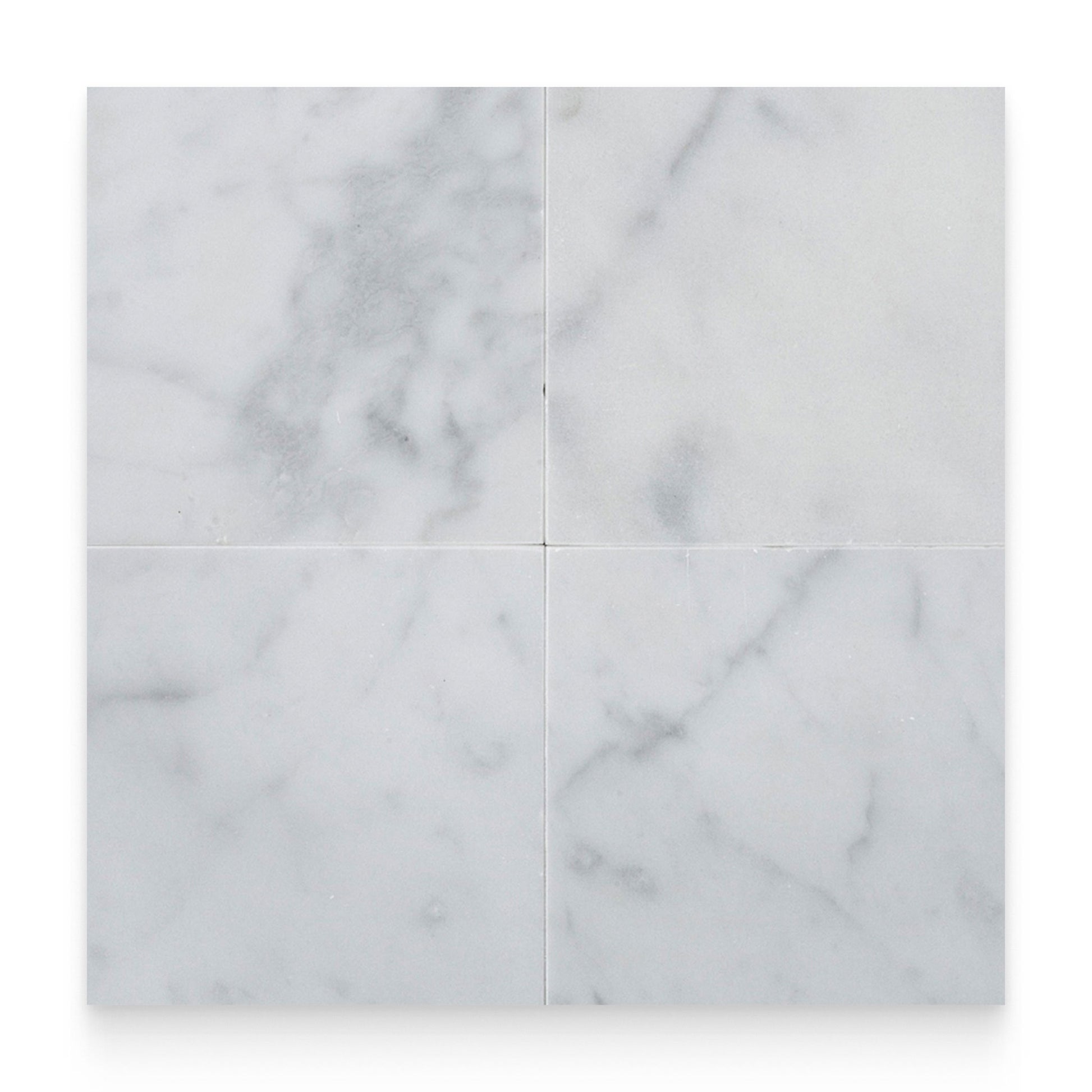 18x18 Carrara White Honed Square Tile