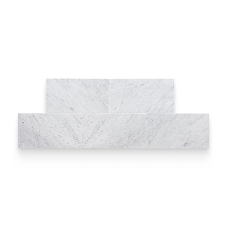 18x36 Carrara White Honed Rectangle Tile