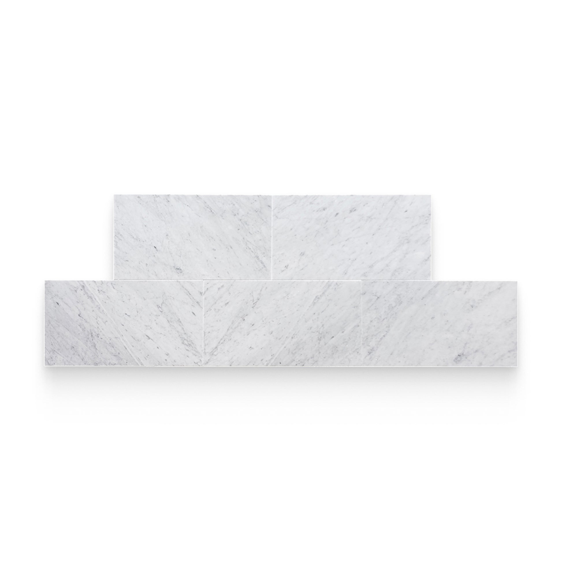 18x36 Carrara White Polished Rectangle Tile