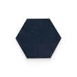 10x10 Nero Marquina Honed Hexagon Tile