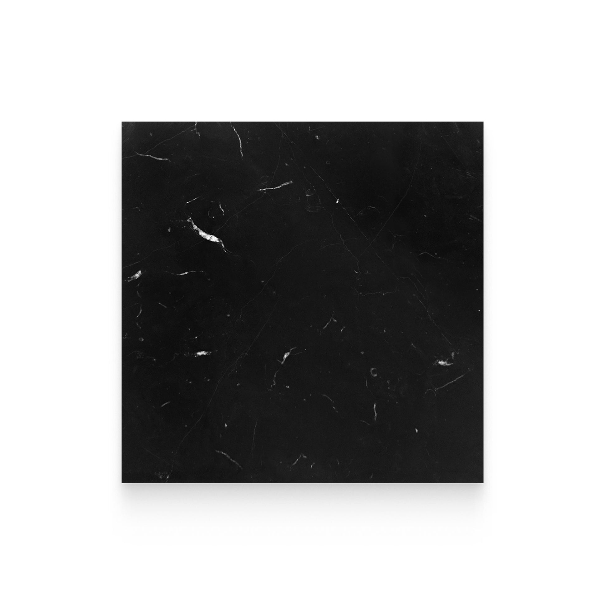 12x12 Nero Marquina Polished Square Tile