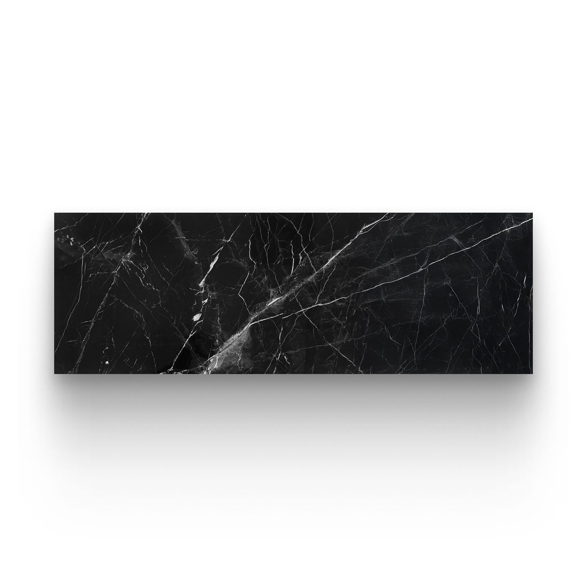 4x12 Nero Marquina Polished Rectangle Tile