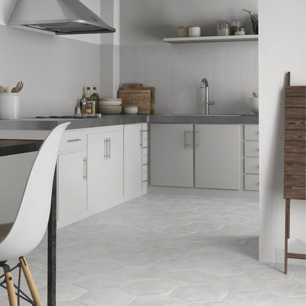 Studio 11.5x10 Light Matte Hexagon Tile