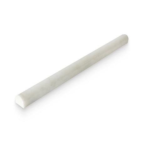 0.5x12 Bianco Bello Honed Pencil Trim