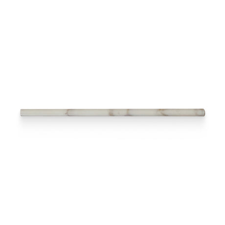 0.5x12 Calacatta Gold Honed Pencil Trim