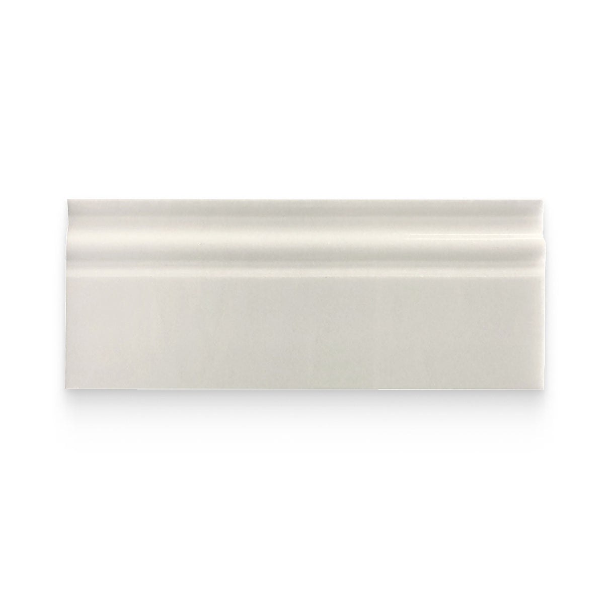 4.75x12 Thassos White Honed Baseboard Trim – Stone Products Unlimited