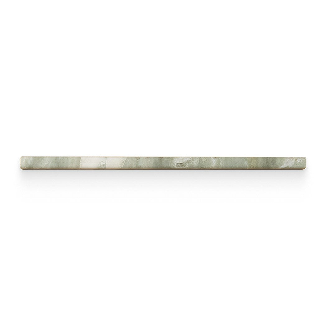 0.5x12 Verde Matcha Honed Pencil Trim