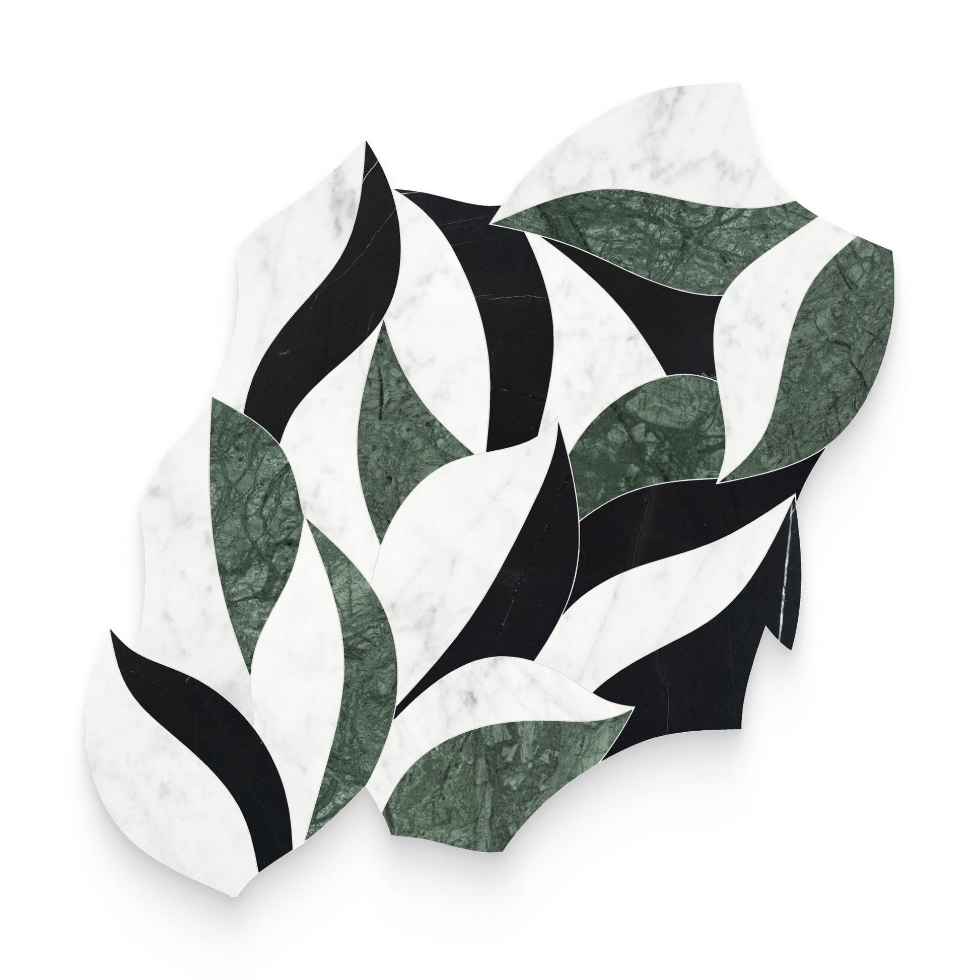 Verdant Pine Polished Mosaic