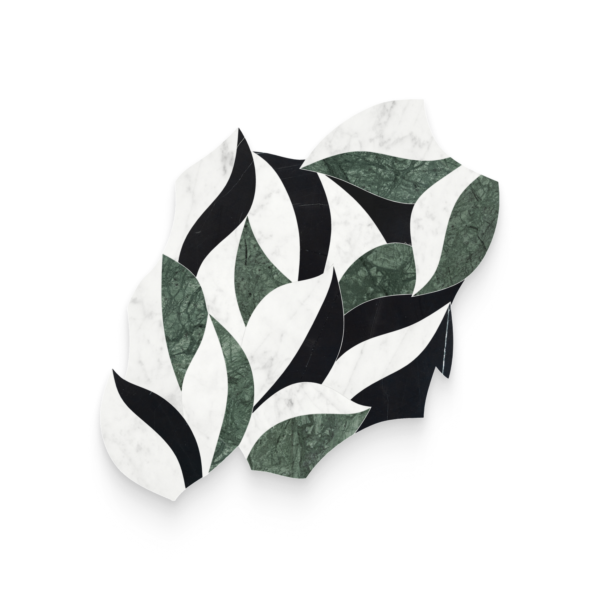 Verdant Pine Polished Mosaic