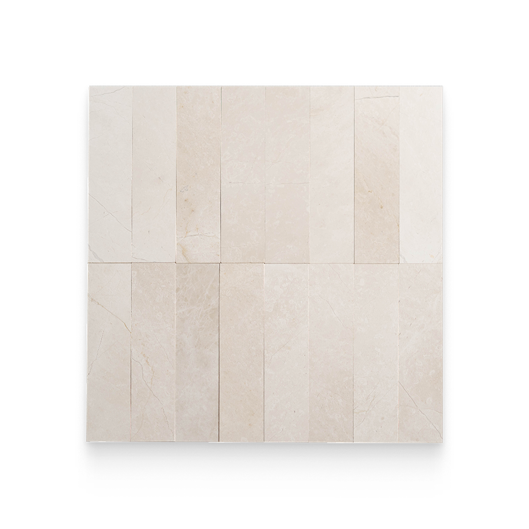 3x12 Vanilla Cream Honed Rectangle Tile