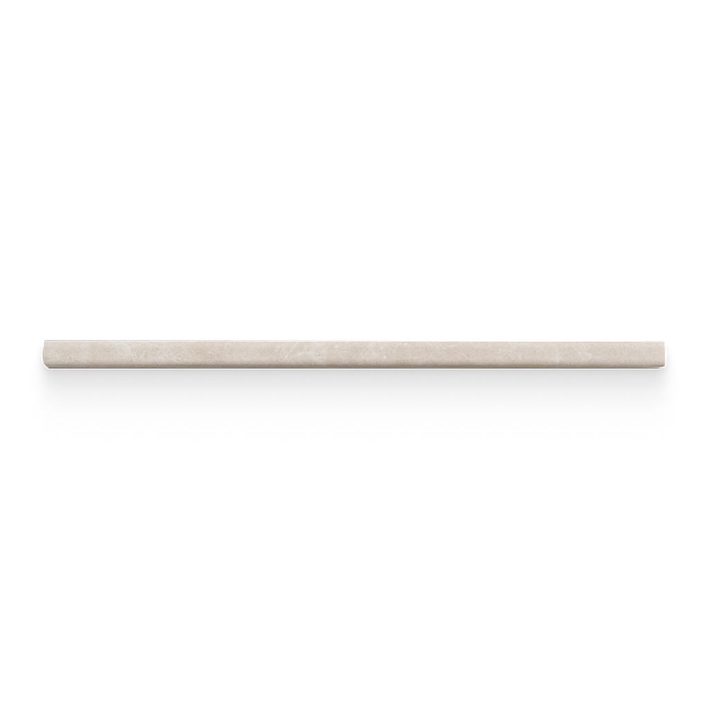 0.5x12 Vanilla Cream Honed Pencil Trim