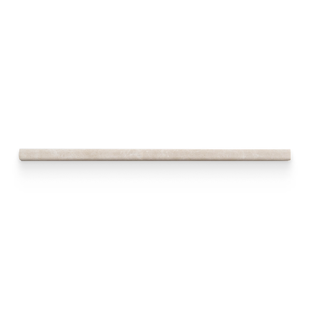 0.5x12 Vanilla Cream Honed Pencil Trim