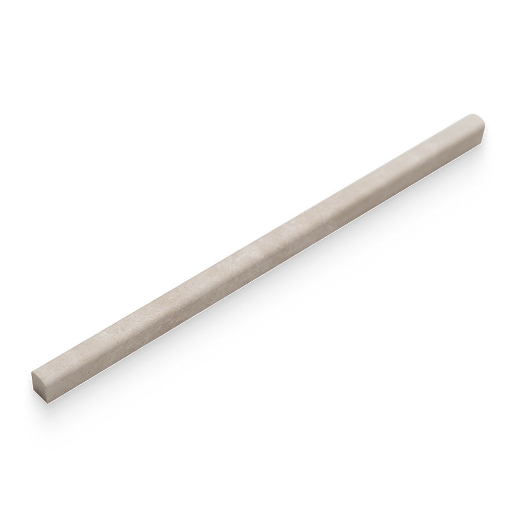 0.5x12 Vanilla Cream Honed Pencil Trim