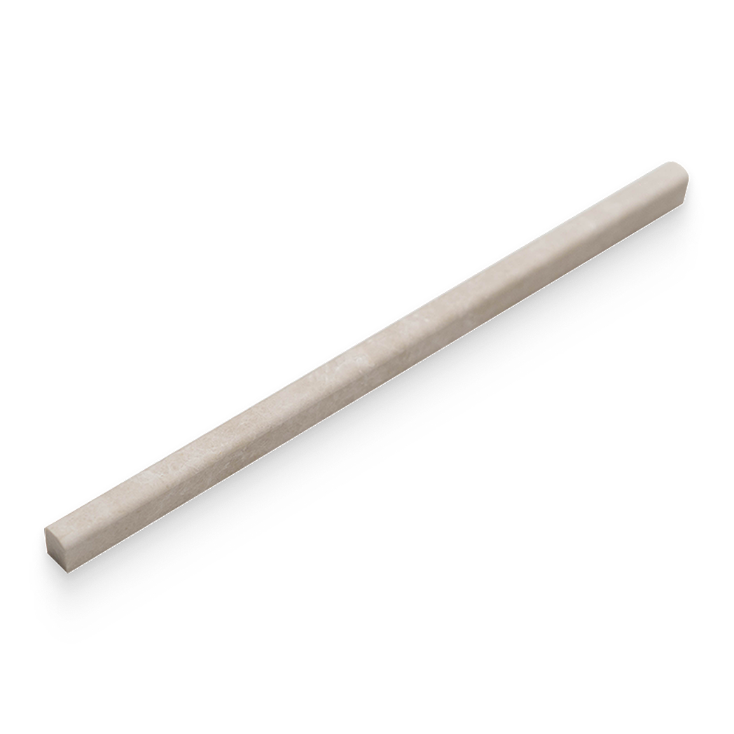 0.5x12 Vanilla Cream Honed Pencil Trim