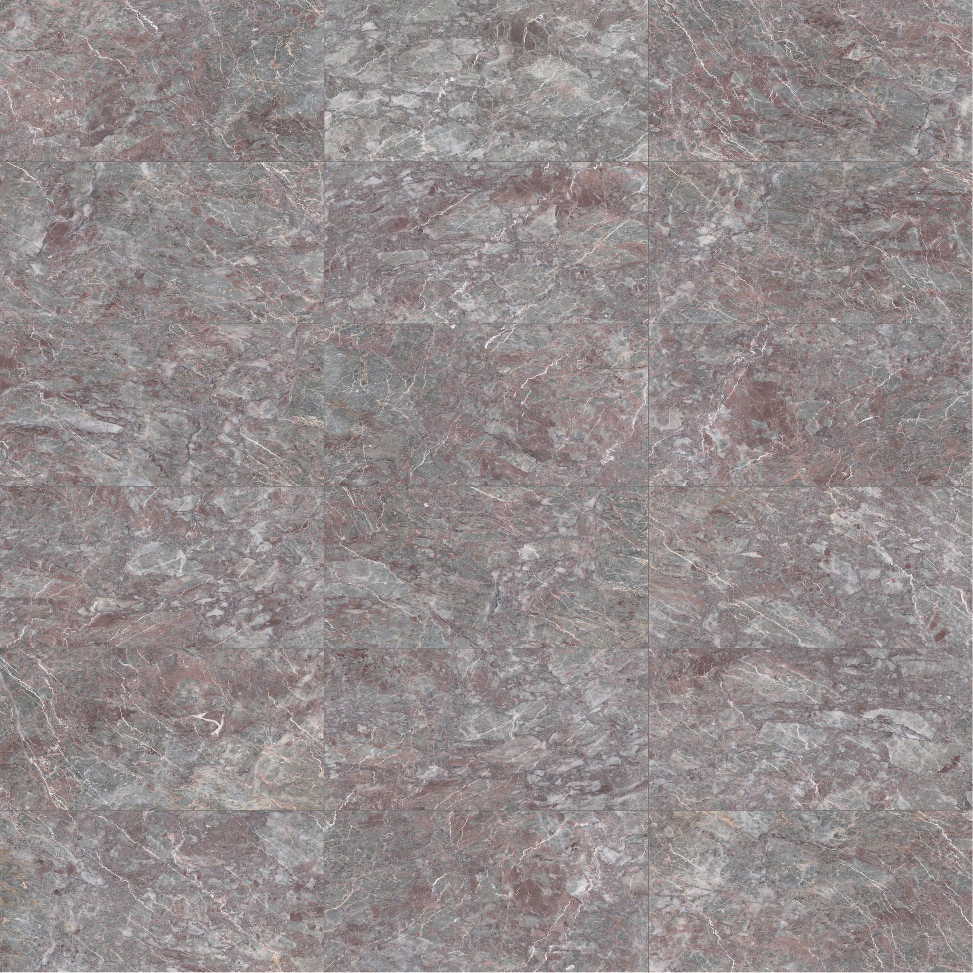 3x12 Burgundy Lilac Honed Rectangle Tile