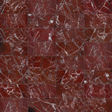 3x12 Breccia Vino Polished Rectangle Tile